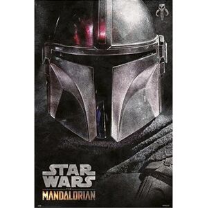 Star wars – Hviezdne vojny Tv Seriál The Mandalorian – Helmet – plagát