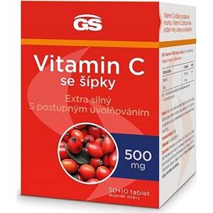 GS Vitamín C500 so šípkami tbl. 50 + 10