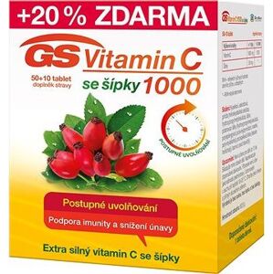 GS Vitamín C1000 so šípkami tbl. 50 + 10