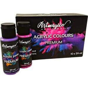 Artmagico Sada akrylových barev Premium 10 ks