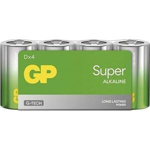 GP Alkalická batéria Super D (LR20), 4 ks