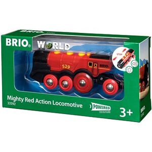 Brio World 33592 - Mohutná červená akčná lokomotíva