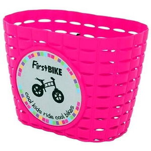 FirstBike košík ružový