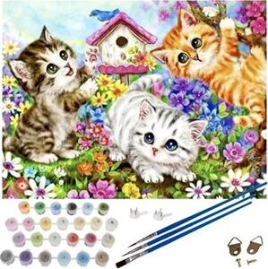 APT Kreatívne maľovanie podľa čísel 40 × 50 cm Mačky