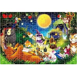 Aga4Kids Detské puzzle Zvieratká v lese 216 dielikov
