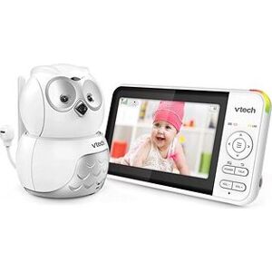 VTECH BM5550-OWL, detská video opatrovateľka Sova s 5-palcovým displejom a otočnou kamerou