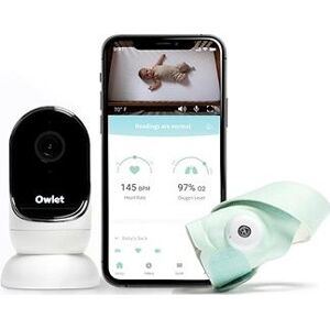 Owlet Monitor Duo – Inteligentná ponožka Owlet Smart Sock 3 (Svetlozelená) & kamera Owlet Cam 2 (Biela)