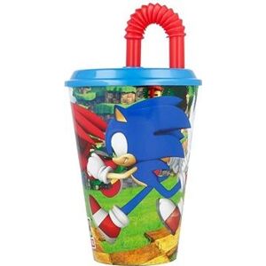Téglik plastový so slamkou 430 ml – Sonic