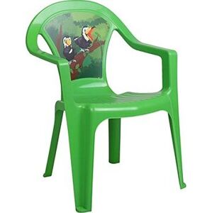 Detský záhradný nábytok – Plastová stolička zelená