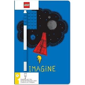 LEGO Stationery Zápisník A5 s modrým perom – Imagine