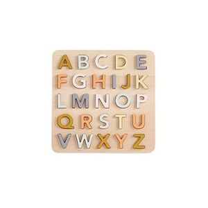 Puzzle drevené abeceda