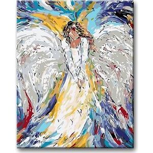 Maľovanie podľa čísel – Anjelská žena