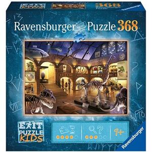 Ravensburger 129256 Exit KIDS Puzzle: Noc v múzeu 368 dielikov