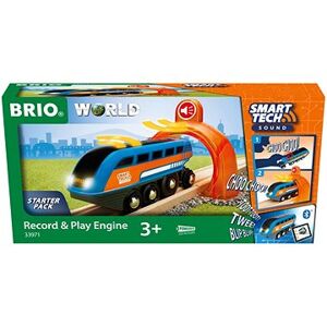 Brio World 33971 SMART TECH SOUND Nahrávacia lokomotíva