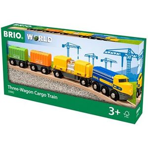 Brio World 33982 Nákladný vlak s tromi vagónmi