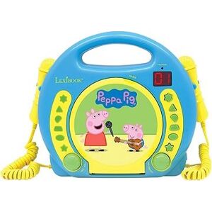 Peppa Pig Prenosný CD prehrávač s 2 mikrofónmi