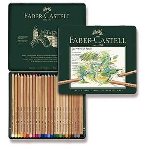 Pastelky Faber-Castell Pitt Pastell v plechovej krabičke, 24 farieb