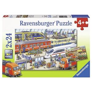 Ravensburger 091911 Vlaková stanica 2× 24 dielikov