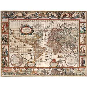 Ravensburger 166336 Mapa sveta 2000 dielikov
