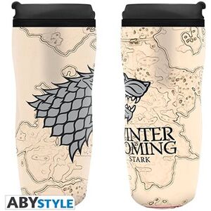 ABYstyle – Games of Thrones – Cestovný hrnček „Winter is coming“