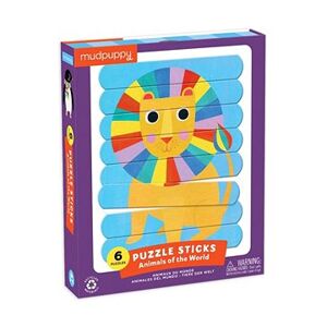 Puzzle Sticks – Zvieratá sveta (24 ks)