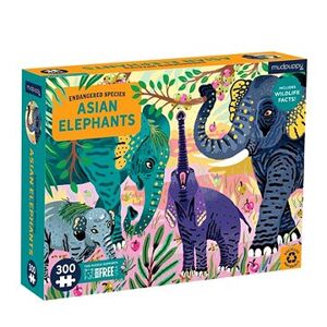 Puzzle – Slony – Ohrozený druh (300 ks)