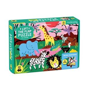 Puzzle – Lift-the-flap – Safari (12 ks)