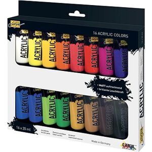 KREUL „SOLO GOYA" Súprava akrylových farieb, 16 farieb, 20 ml v tube