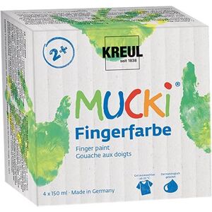 KreulL ,,Mucki" Súprava prstových farieb, 4 farby