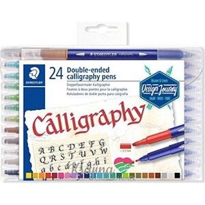 Staedtler Calligraph Duo 2,0/3,5 mm, kaligrafický, obojstranný, 24 farieb
