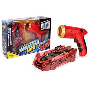 Rock Buggy Auto antigravitačné RC s laserom, 15 cm, červené