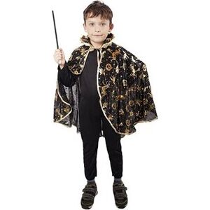 Karnevalový kostým plášť čarodejnícký čierny, detský – Halloween