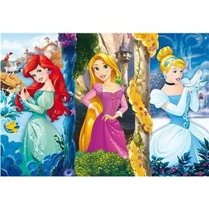 Clementoni Puzzle Disney princezné: Ariel, Rapunzel a Popoluška MAXI 60 dielikov