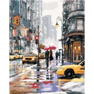 Maľovanie podľa čísel – Žlté taxíky v New Yorku (Richard Macneil)