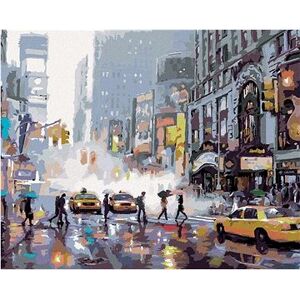 Maľovanie podľa čísel - Rušná ulica v New Yorku (Richard Macneil)