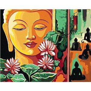 Maľovanie podľa čísel – Ázijský Budha