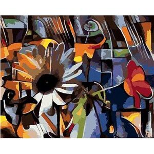 Maľovanie podľa čísel – Kvety v kubistickom štýle