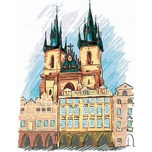 Maľovanie podľa čísel – Týnsky chrám Praha