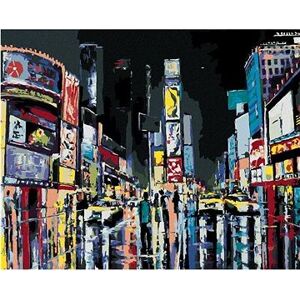 Maľovanie podľa čísel – Pohľad na nočný New York