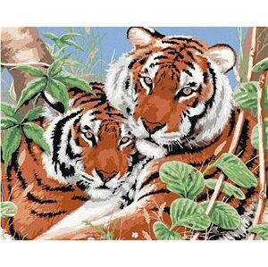 Maľovanie podľa čísel – Tigre dvojčatá (Howard Robinson)