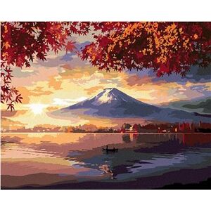 Maľovanie podľa čísel – Japonsko hora a jazero
