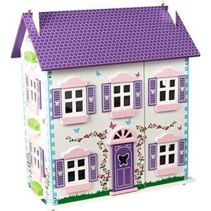 Domček pre bábiky fialovo-biely
