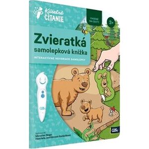Kúzelné čítanie Samolepková knižka Zvieratká SK