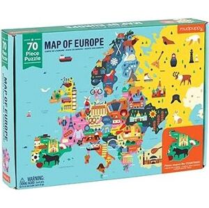 Geography Puzzle – Mapa Európy (70 ks )
