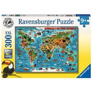 Ravensburger 132577 Ilustrovaná mapa sveta