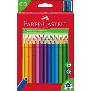 Faber-Castell Pastelky Jumbo, 30 Farieb