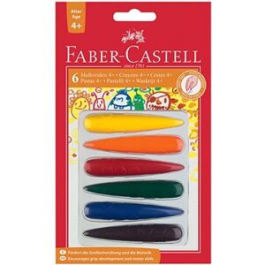Faber-Castell Plastové pastelky, 6 farieb
