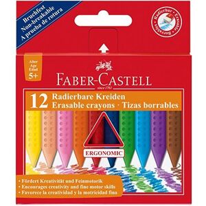 Faber-Castell Pastelky Plastic Colour Grip, 12 Barev