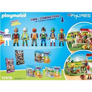 Playmobil 70978 My Figures: Ranč s koňmi