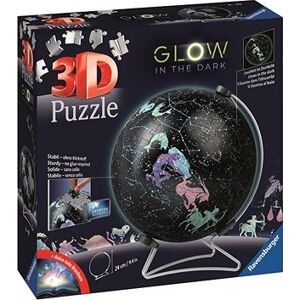 Puzzle-Ball Svietiaci glóbus: Hviezdna obloha 180 dielikov